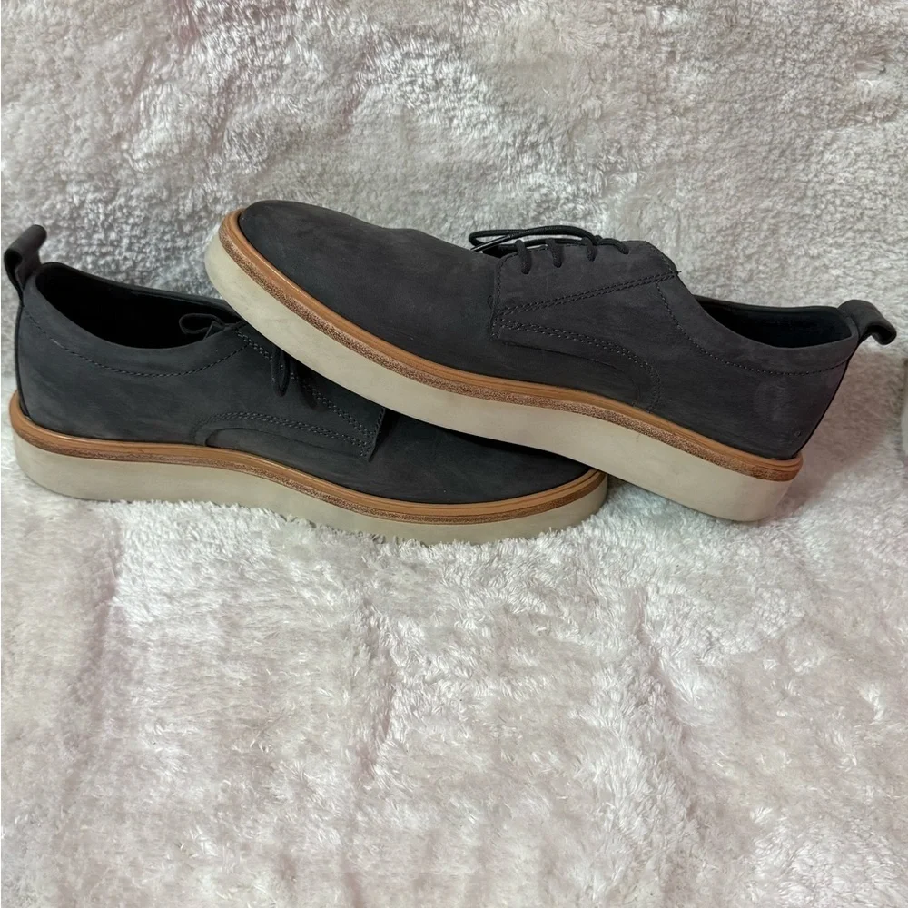 Ecco Street Tray M, Grey Suede, Size 9–9.5 (EU 43), Men's